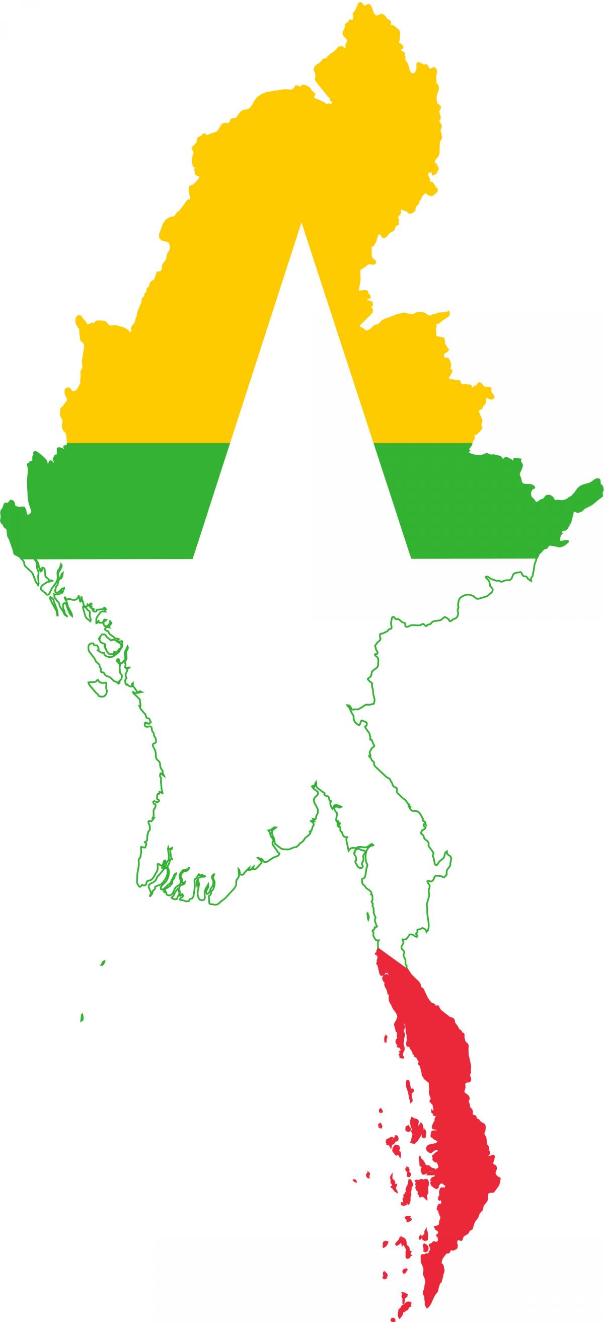 Карта лого Мијанмар 