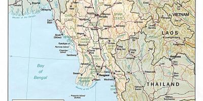 Оффлине карта Мијанмар 