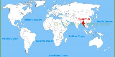 Локација Бурма на мапи